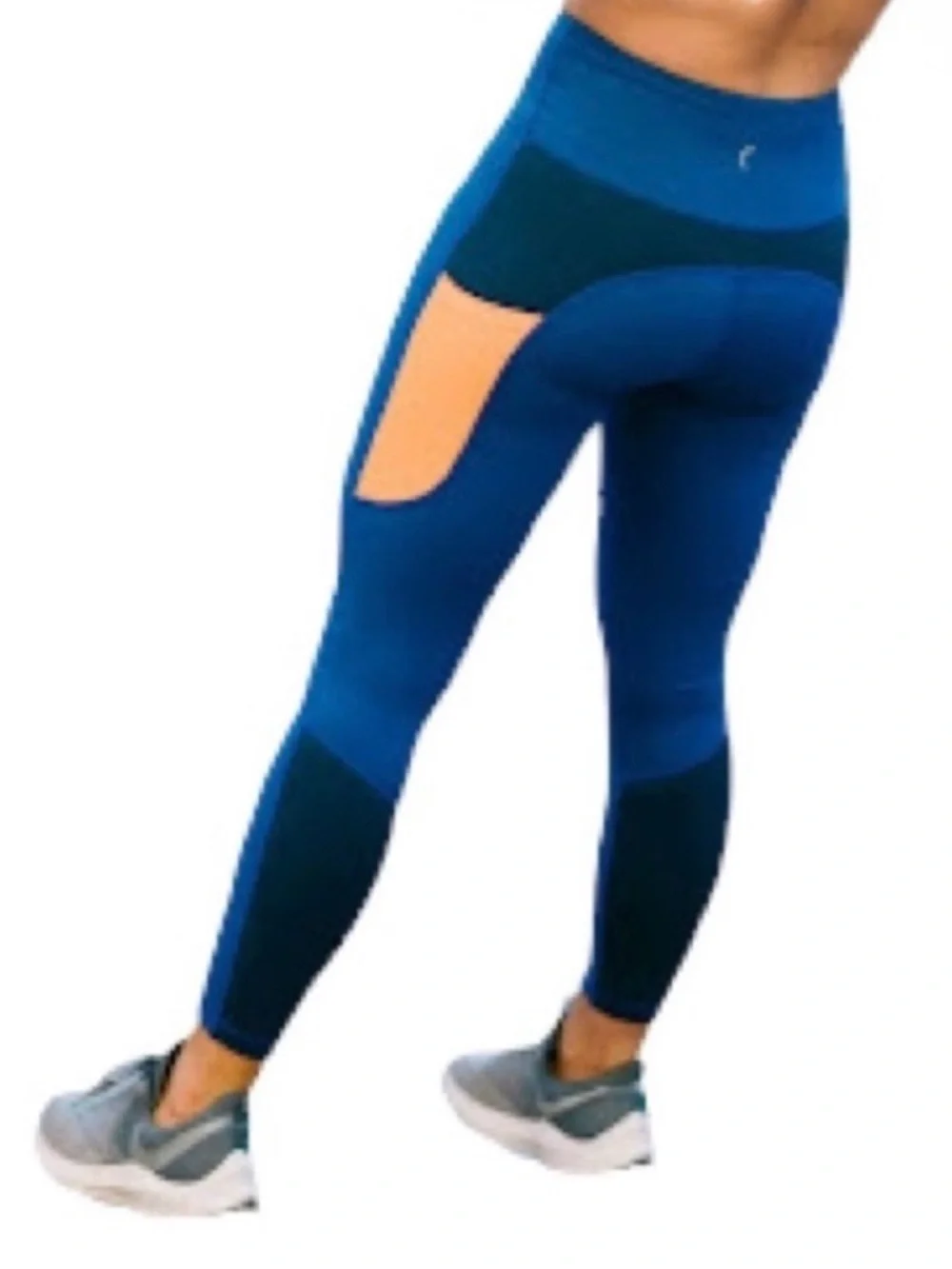 ZYIA Royal Blue and orange Activewear Leggings